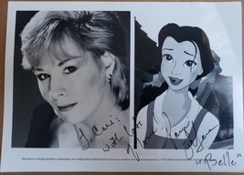Paige O&#39;Hara as Belle&#39;s voice Blk &amp; White Photo, autographed - £10.14 GBP