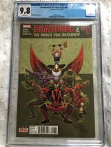 Deadpool &amp; The Mercs For Money #1 CGC 9.8 White Pages 2016 Iban Coello C... - $58.95