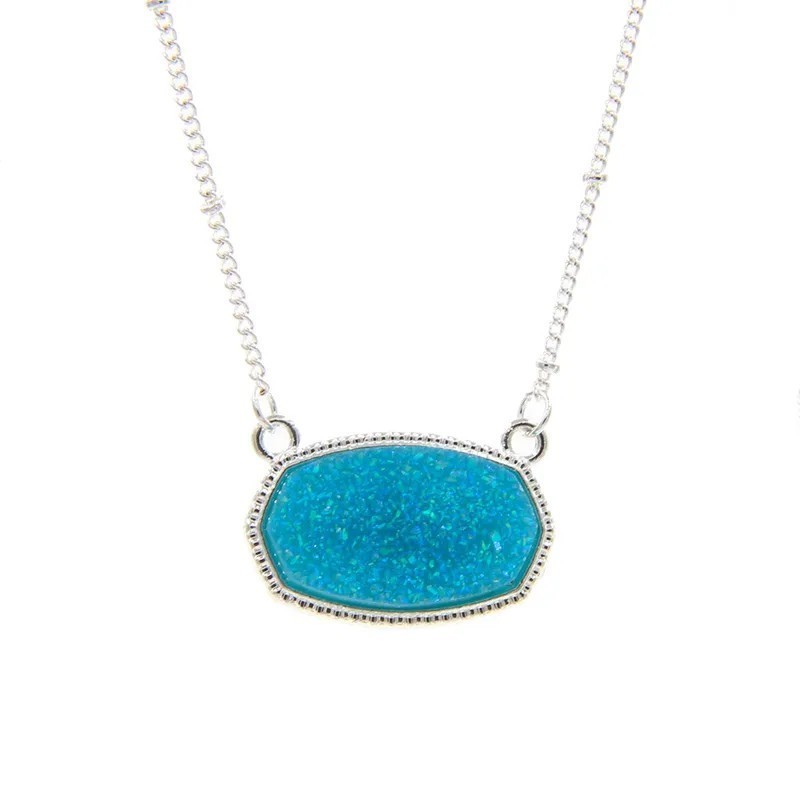 Solid Color Alloy Plating Inlay Artificial Crystal Women's Necklace Item image 8