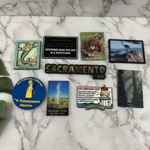 California Travel Magnets Lot of 9 Souvenirs San Francisco Mendocino Car... - $20.78