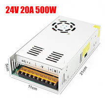 Dc 24V 20A Amp 500W Ac 110V 220V Switch Power Supply Led Strip Light 24 V Volt - £34.52 GBP