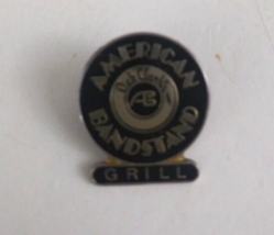 Vintage Dick Clark&#39;s American Bandstand Grill Lapel Hat Pin - £12.02 GBP