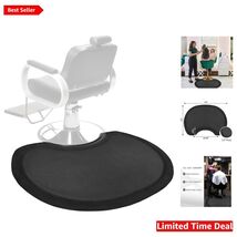 Elegant Anti-Fatigue Semicircle Salon Mat, 42" x 30" - Ultimate Comfort - $142.51
