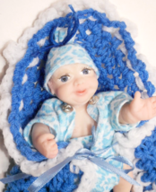 4&quot; Mini Polymer Clay Reborn Male Baby Doll Anatomically Correct - $59.99