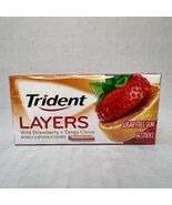 Trident Layers Wild Strawberry Tangy Citrus Gum 1 Pack Discontinued Coll... - $20.00