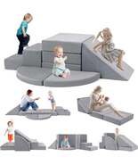 5pcs Foam Climbing Blocks for Toddlers 1-3, Safety First Baby Climbing B... - $2,833.19 MXN