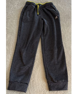 Russell Atheltic Boys Gray Lime Green Elastic Waist Jogger Pants Pockets... - $16.78 CAD