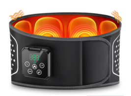 Cordless Air Compression Heating Pad with Lumbar Massage Belt for Men Women - $63.99