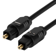Optical Audio Cable 1.5ft - Slim Fiber Optic Cable Ultra-Thin Gold Plated Tos... - £14.87 GBP