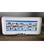 Villeroy &amp; Boch Lux NAIF CHRISTMAS LAPLAU Rectangular Sandwich Tray Wint... - €22,14 EUR