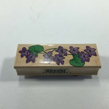 1996 Hero Arts Floral Theme Rubber Stamp 3738184 - £7.07 GBP