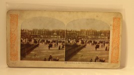 Vintage Stereoview Card Garden Of the Tulleries Paris France  - £4.43 GBP