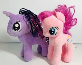 My Little Pony Plush Pinkie Pie &amp; Twilight Sparkle 5” - £6.94 GBP