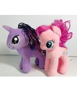 My Little Pony Plush Pinkie Pie &amp; Twilight Sparkle 5” - £6.91 GBP
