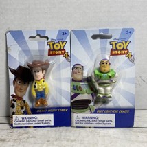 Buzz Lightyear And Sheriff Woody Eraser Figures Toy Story - £11.00 GBP