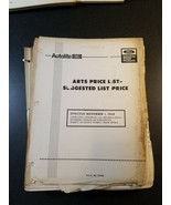 November 1968 Autolite Ford Industrial Tractors Parts Price List - €5,02 EUR
