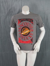 Vancouver Canucks Shirt (VTG) - Speeding Skate Logo by Starter - Men's Small - $49.00