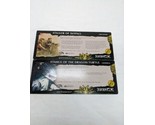 Lot Of (2) Dungeons And Dragons Campaign Cards Xen&#39;Drik Expeditions Set 1   - $16.03