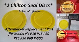 &quot;2 NEW CHILTON SEAL DISCS&quot; Sears Craftsman Gas Cans P10 P15 P20 P25 P50 ... - $194.06 MXN