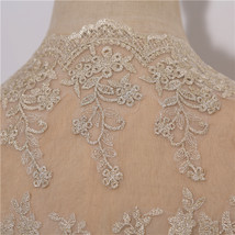 White Long Sleeve Wedding Lace Cover Ups Bridal Plus Size Lace Boleros image 6