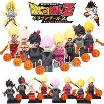 8pcs Dragon Ball Minifigures Super Saiyan Rose Ultra Instinct Goku Black Bardock - £13.42 GBP