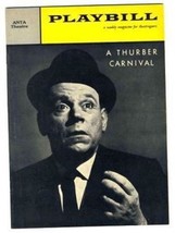 The Thurber Carnival Playbill Tom Ewell Peggy Cass Paul Ford Alice Ghost... - $14.83