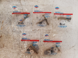 5 Quantity of EZ-FLO Closet Bolt Set 1/4" x 2-1/4" Brass Plated 40024 (5... - $28.50