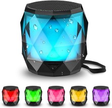 Portable Bluetooth Speaker with Lights Night Light Wireless Magnetic Waterproof  - £31.88 GBP