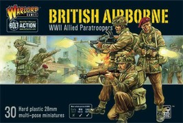 Warlord Games Bolt Action British Airborne WWII Allied Paratroopers - $63.36