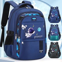 big-Black Kids Backpack Children School Bags for Boys Astronaut School Backpack - £20.34 GBP