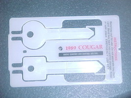 NOS Ford Mercury 1989 Cougar Emergency Spare Key NEW - $12.99