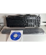New Dell RT7D60 USB Black Keyboard Scandinavian w/ Smart Card Reader UM9... - $639.45 MXN
