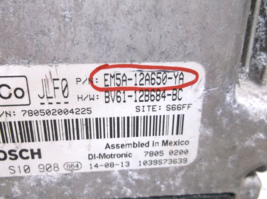 2014..14 FORD FOCUS/ NON TURBO/  VIN 2  8TH DIGIT   /ENGINE COMPUTER/ECU image 3