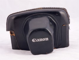 Vintage leather Canon camera case from FT body 50mm lens for SLR Body + lens - $8.50