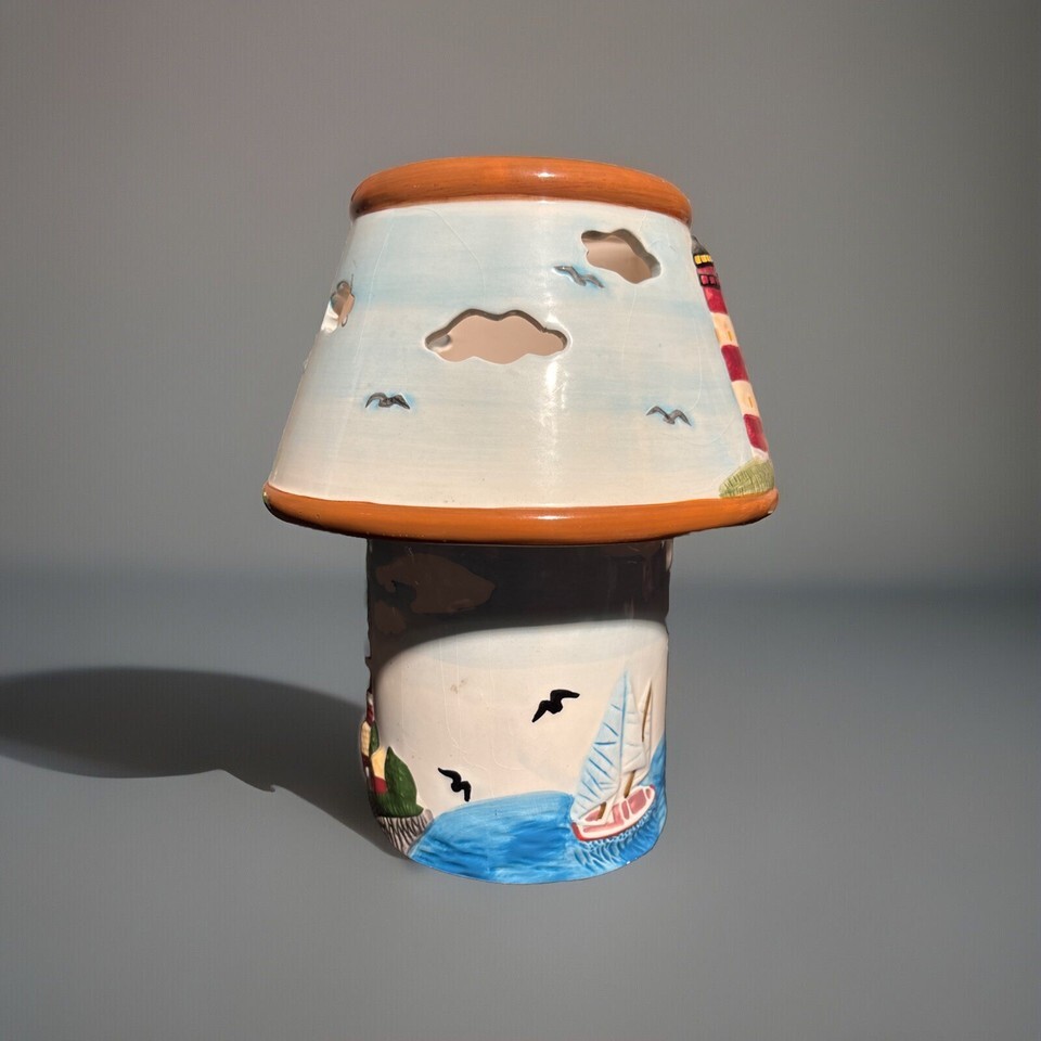 Nice Ceramic Lighthouse Candle Lamp Item image 2