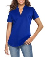 CEASIKERY Women&#39;s 3/4 Sleeve V Neck Tops Casual Tunic Blouse Loose Shirt - $29.35 CAD