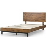 ZINUS Tricia Wood Platform Bed Frame with Adjustable Headboard, Wood Sla... - $416.99