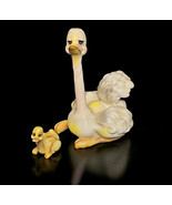 Vintage Josef Originals Ostrich Mom and Baby MCM 1950s Kitsch Figurines - $132.55