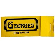 George&#39;s Holiday Inn Hotel Vintage Matchbook California Carmel By The Se... - $19.99