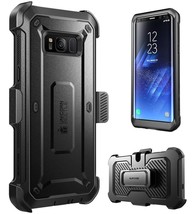 Samsung Galaxy S8 Case Heavy Duty Cover Built-in Screen Protector and Belt Clip - £36.48 GBP