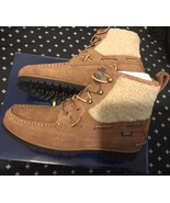 Mens Polo bear Ranger Mid Suede &amp; Faux-Shearling Boot 9.5 - £158.10 GBP