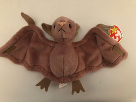 1996 RETIRED RARE Ty Beanie Babies - Batty Brown Bat with tag ERRORS** - $800.00