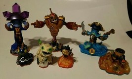 Activision Skylander Lot of 6 1/2 Figures including Giant, Tag Team, Swap Force  - £20.32 GBP