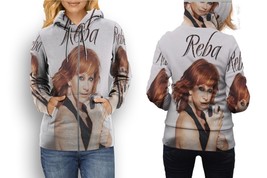 Reba McEntire   Womens Graphic Zipper Hooded Hoodie - £27.43 GBP+