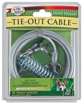 Four Paws Walk-About Tie-Out Cable Heavy Weight for Dogs up to 100 lbs 3... - £52.46 GBP