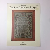Mary Beale - From the Book of Common Prayer - Cross-Stitch Chart - 1990 Vintage - £15.56 GBP