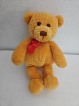 GUND Braun ThermoScan Bear Plush Stuffed Animal 41350 Orange Gold Brown Nose - £8.68 GBP