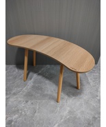 TemkTuek Furniture Multi-purpose Modern Small Oval Wooden Table for Livi... - £56.31 GBP