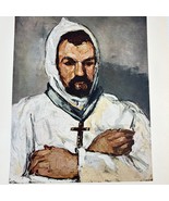 Vtg Antoine Dominque Sauveur Aubert Art Print Uncle Dominic As a Monk Un... - £11.63 GBP