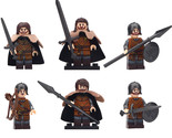 6Pcs Game of Thrones Minifigures Eddard Stark Winterfell Guards Mini Blo... - $18.00